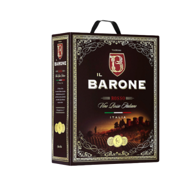 Vang bịch IL Barone Rosso 3 lít